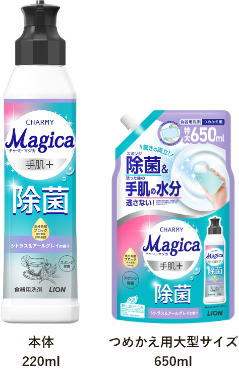 本体220ml つめかえ用大型サイズ650ml